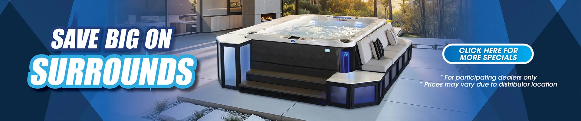 Calspas hot tub being used in a family setting - Albany